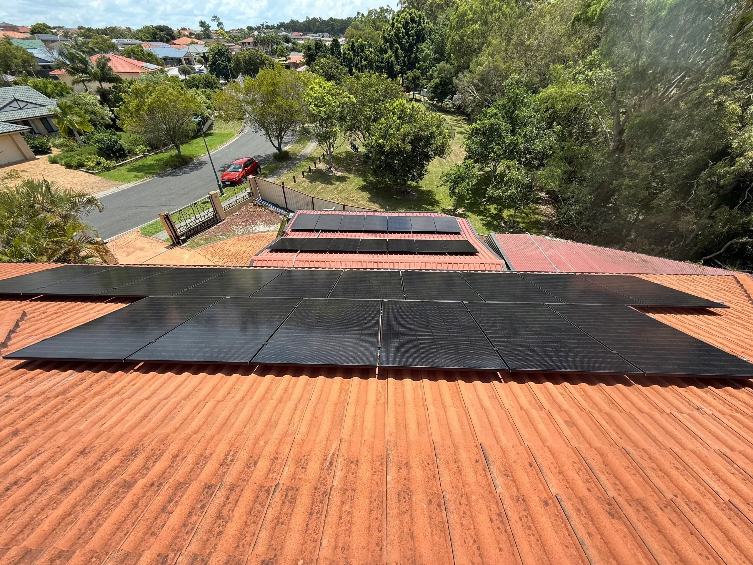 Residential rooftop solar panels